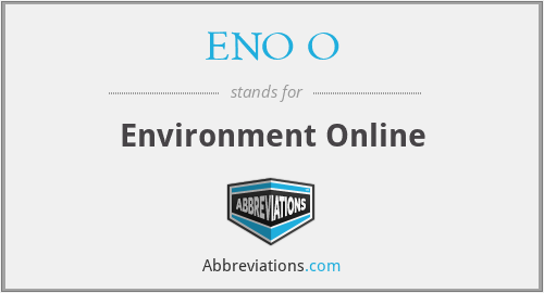 ENO O - Environment Online
